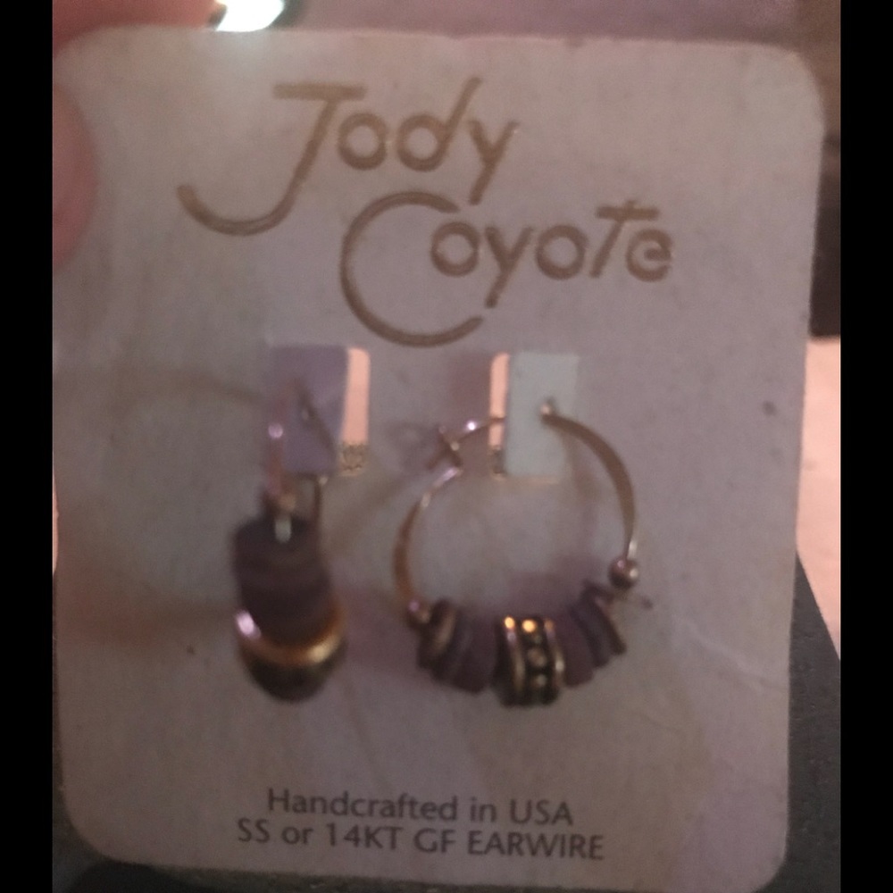 Judy Coyote earrings